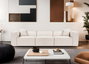 Atelier Del Sofa Sofá de 3 Plazas Lora - Marrón Claro | 303x108x65 cm